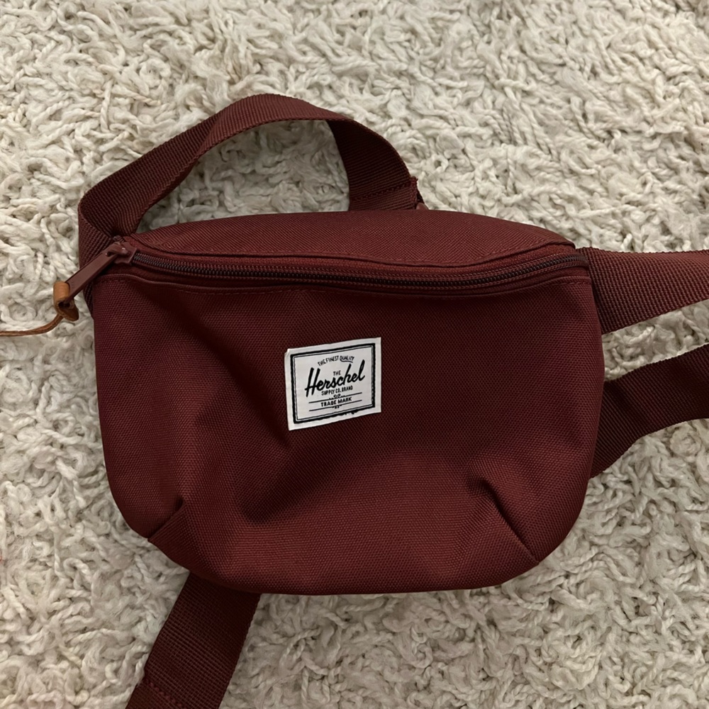 Herschel maroon Fanny pack / shoulder bag